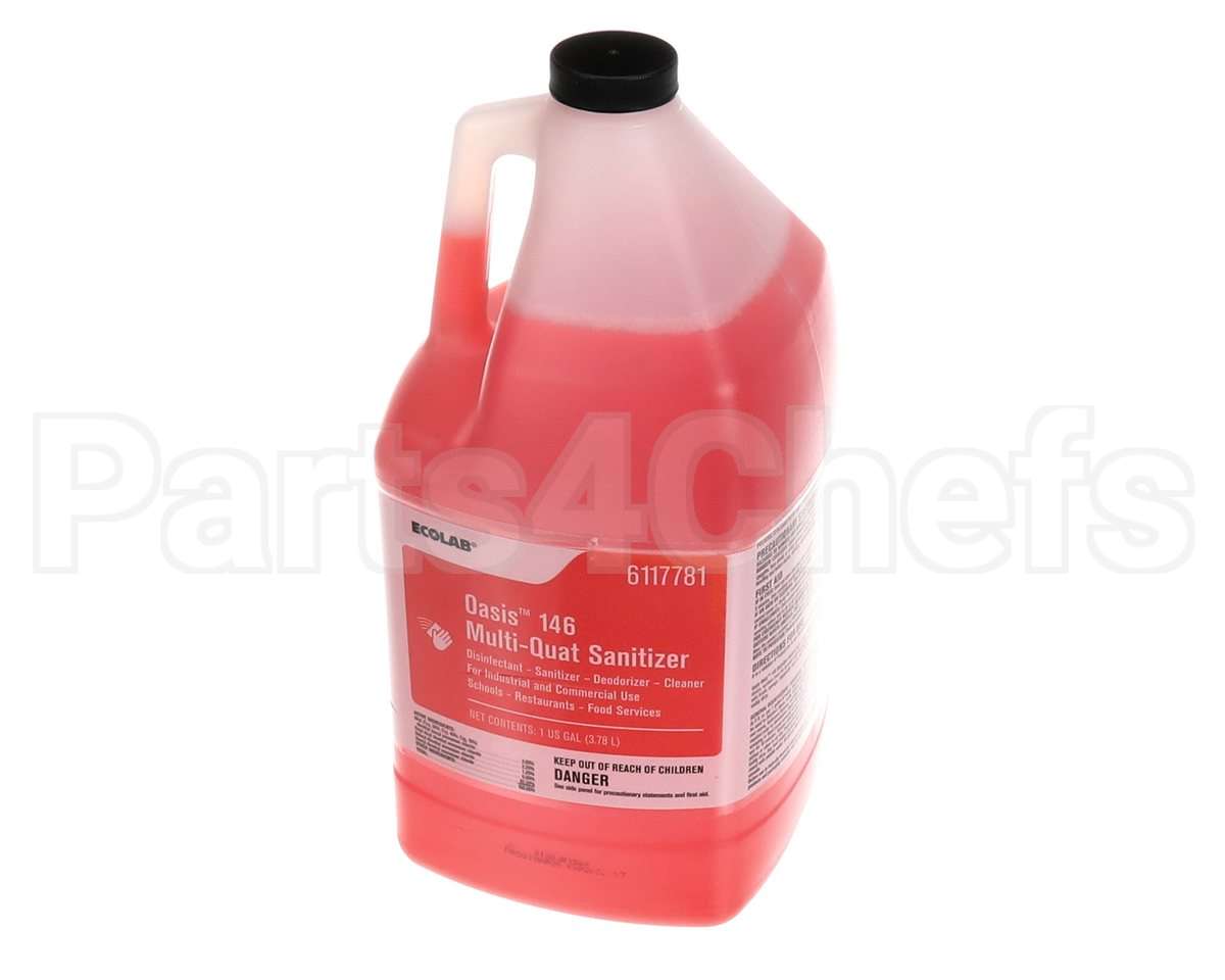 FR09-1400 F'Real Sanitizer, Ecolab 146, 1-Gal