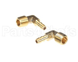 FT-36208 Alto Shaam Fitting, Barb 1/4 X 1/4 Nfpt