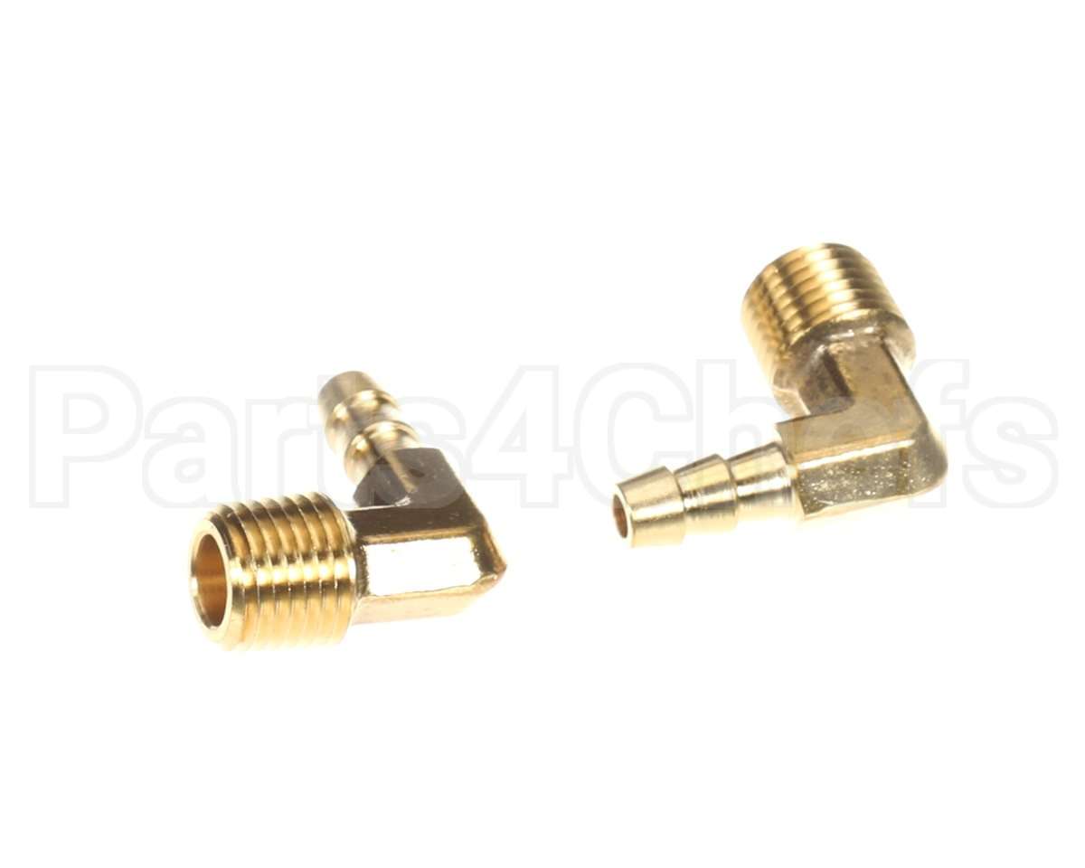 FT-36208 Alto Shaam Fitting, Barb 1/4 X 1/4 Nfpt