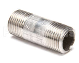 FT0232 Bki Nipple, 1/2 X 2, Ss 304