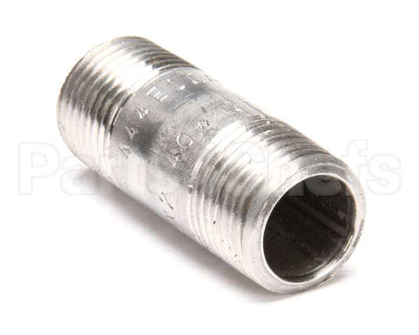 FT0232 Bki Nipple, 1/2 X 2, Ss 304