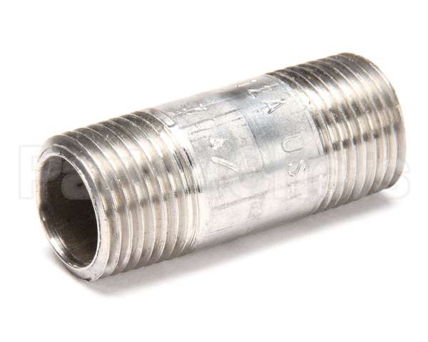 FT0232 Bki Nipple, 1/2 X 2, Ss 304