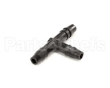 FT0327 Bki Tee, Barbed 1/4 Id Hose/Tube