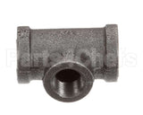 FT0538 Bki Tee, 1/2 X 1/2 X 3/8, Black