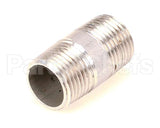 FT0619 Bki Nipple, 1/2 X 1-1/2 Lg, Ss 304