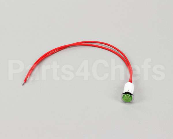 G01296-3 Garland Pilot Green 250V Neon Round