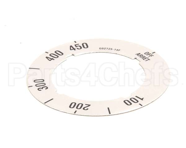 G02725-14 Garland Dial Insert (Off/100F/450F)