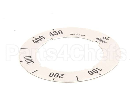 G02725-14 Garland Dial Insert (Off/100F/450F)