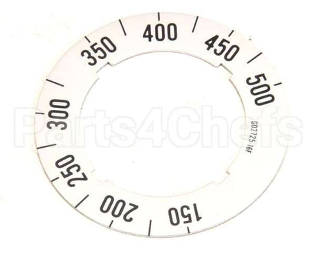 G02725-16 Garland Dial Insert (150F/500F)