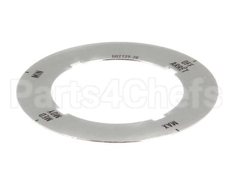 G02725-26 Garland Dial Insert (Off/Min/Med/Max)