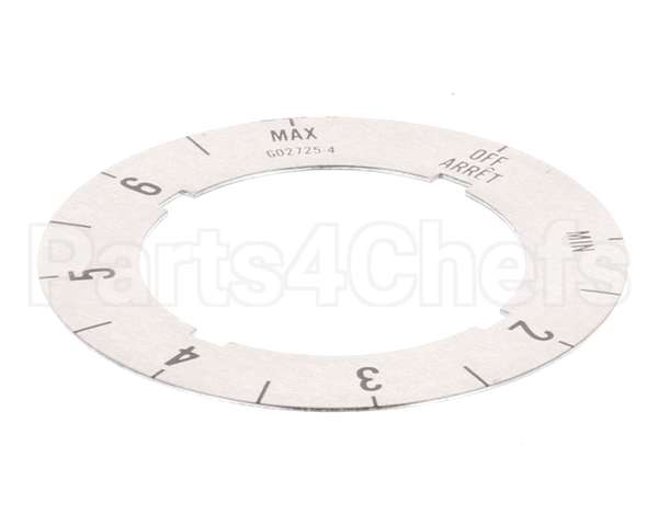 G02725-4 Garland Dial Insert (Off/Min/2-6/Max)