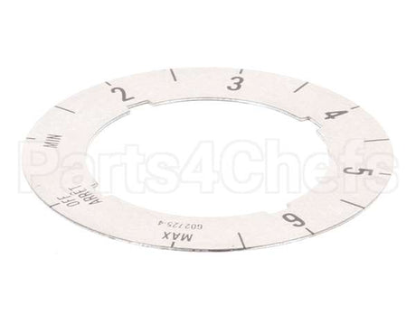 G02725-4 Garland Dial Insert (Off/Min/2-6/Max)