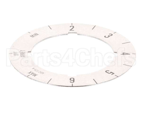 G02725-4 Garland Dial Insert (Off/Min/2-6/Max)