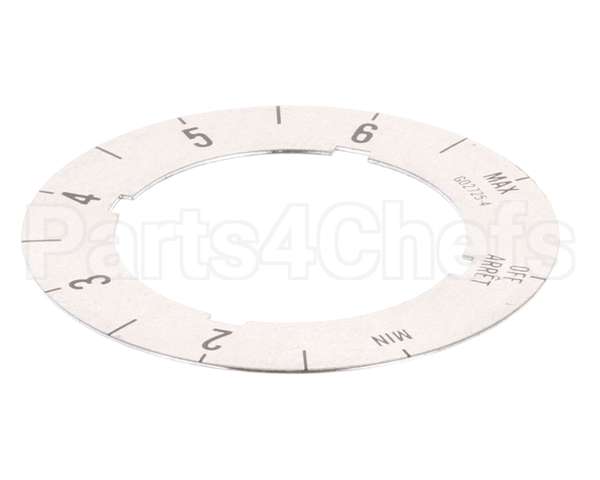G02725-4 Garland Dial Insert (Off/Min/2-6/Max)