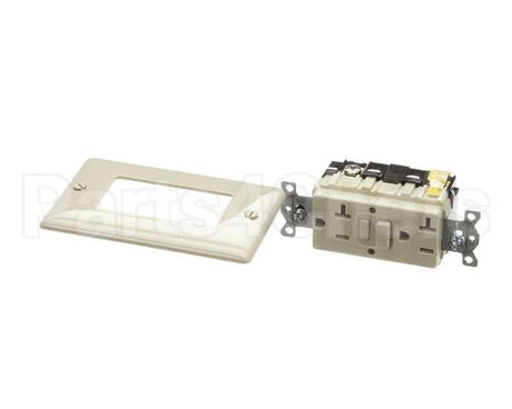 GFRST20I Hubbell Lighting Ivory 20 Amp Rectavcle Gfi