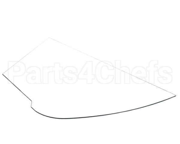 GL-26035 Alto Shaam Glass,End,3/16,Clear,Tempered