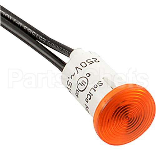 GLG01296-2 Compatible Garland Light, Indicator1/2"Od, Amber