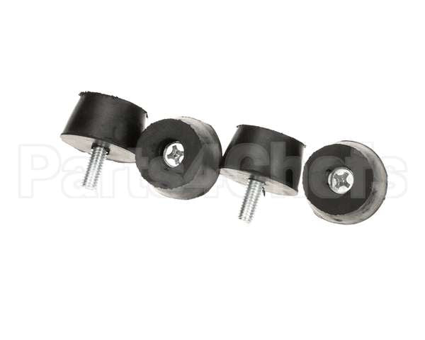 GRID-2 Adcraft Rubber Feet, Set Of 4 W/ Screws