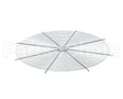 GRL00424 Trane Grille, 26 In Prop/Orif