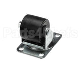 H-20-01 H&K International Caster,2Zp,Brbr,Plte,Swivel,Nb,N