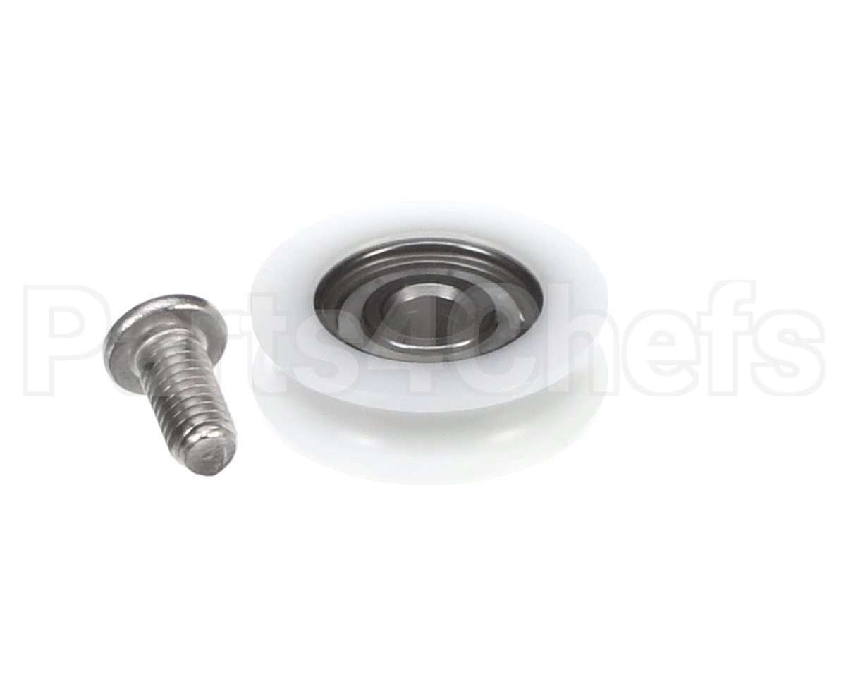 H050100 Rpi Industries Roller W/Pin & Clip Slide Drs