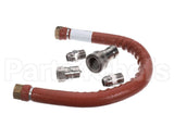 H100BIP2Q36 Dormont Steam Connector, 1 Dia., 36 L, 2-Way Qd