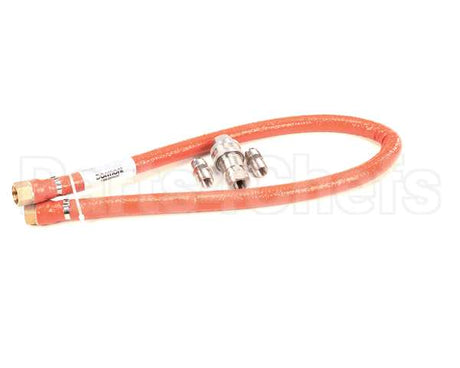 H50BIP2Q48 Dormont Steam Connector, 1/2 Dia., 48 L, 2-Way Q