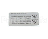 HCT-4176 Turbochef Label, Hhc 2020, Do Not Connect To Circu