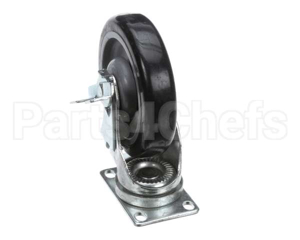 HD CST1701 Randell Caster, 6 O/A Swivel W/Brake Cmp