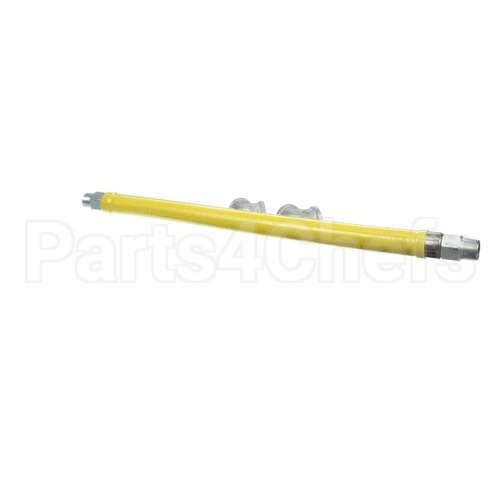 HG-2D-24 T&S Brass Gas Hose, Free Spin Fittings, 3/4 Npt, 2