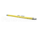HG-2D-24 T&S Brass Gas Hose, Free Spin Fittings, 3/4 Npt, 2