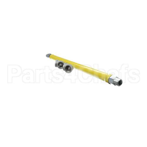HG-2D-24 T&S Brass Gas Hose, Free Spin Fittings, 3/4 Npt, 2