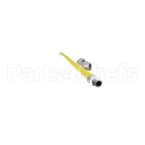 HG-2D-24 T&S Brass Gas Hose, Free Spin Fittings, 3/4 Npt, 2