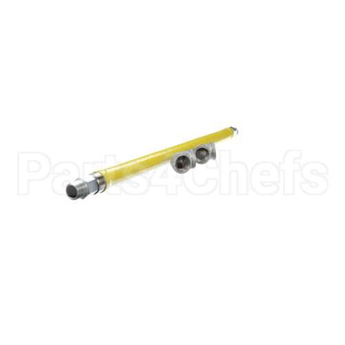 HG-2D-24 T&S Brass Gas Hose, Free Spin Fittings, 3/4 Npt, 2