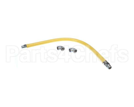 HG-2D-36 T&S Brass Gas Hose, Free Spin Fittings, 3/4 Npt, 3