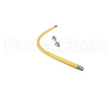 HG-2D-36 T&S Brass Gas Hose, Free Spin Fittings, 3/4 Npt, 3