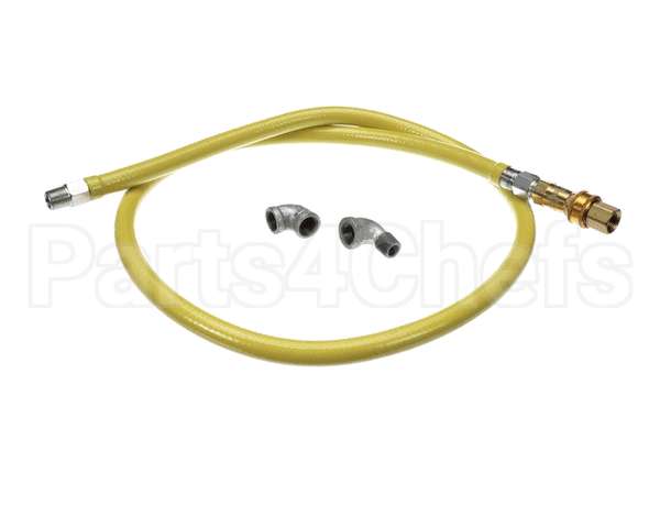 HG-4C-72 T&S Brass Gas Hose W/Quick Disconnect, 1/2 Npt, 72