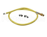 HG-4C-72 T&S Brass Gas Hose W/Quick Disconnect, 1/2 Npt, 72
