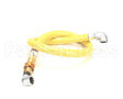 HG-4D-48 T&S Brass Gas Hose W/Quick Disconnect, 3/4 Npt, 48