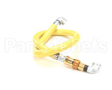 HG-4D-48 T&S Brass Gas Hose W/Quick Disconnect, 3/4 Npt, 48