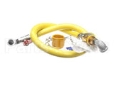 HG-4D-48K T&S Brass Gas Hose W/Quick Disconnect, 3/4 Npt, 48