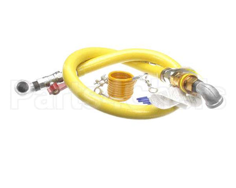 HG-4D-48K T&S Brass Gas Hose W/Quick Disconnect, 3/4 Npt, 48