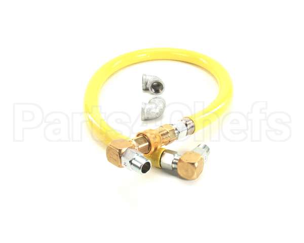 HG-4D-48S T&S Brass Gas Hose W/Quick Disconnect, 3/4 Npt, 48