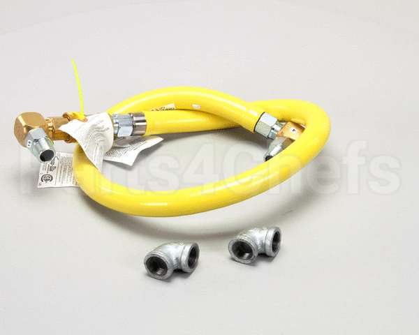 HG-4D-60 T&S Brass Gas Hose W/Quick Disconnect, 3/4 Npt, 60
