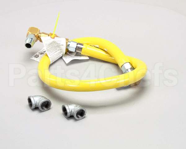 HG-4D-60 T&S Brass Gas Hose W/Quick Disconnect, 3/4 Npt, 60