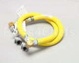 HG-4D-60S T&S Brass Gas Hose W/Quick Disconnect, 3/4 Npt, 60