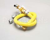 HG-4E-48S T&S Brass Gas Hose W/Quick Disconnect, 1 Npt, 48 L