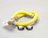 HG-4E-48S T&S Brass Gas Hose W/Quick Disconnect, 1 Npt, 48 L