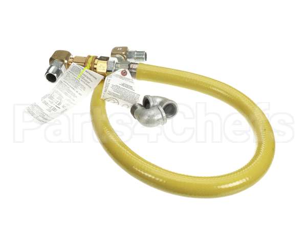 HG-4E-48SHP T&S Brass Gas Hose 1Npt X 48 Long Swivels & Quic