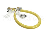 HG-4E-48SHP T&S Brass Gas Hose 1Npt X 48 Long Swivels & Quic